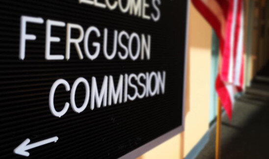 photo of Ferguson Commission sign
