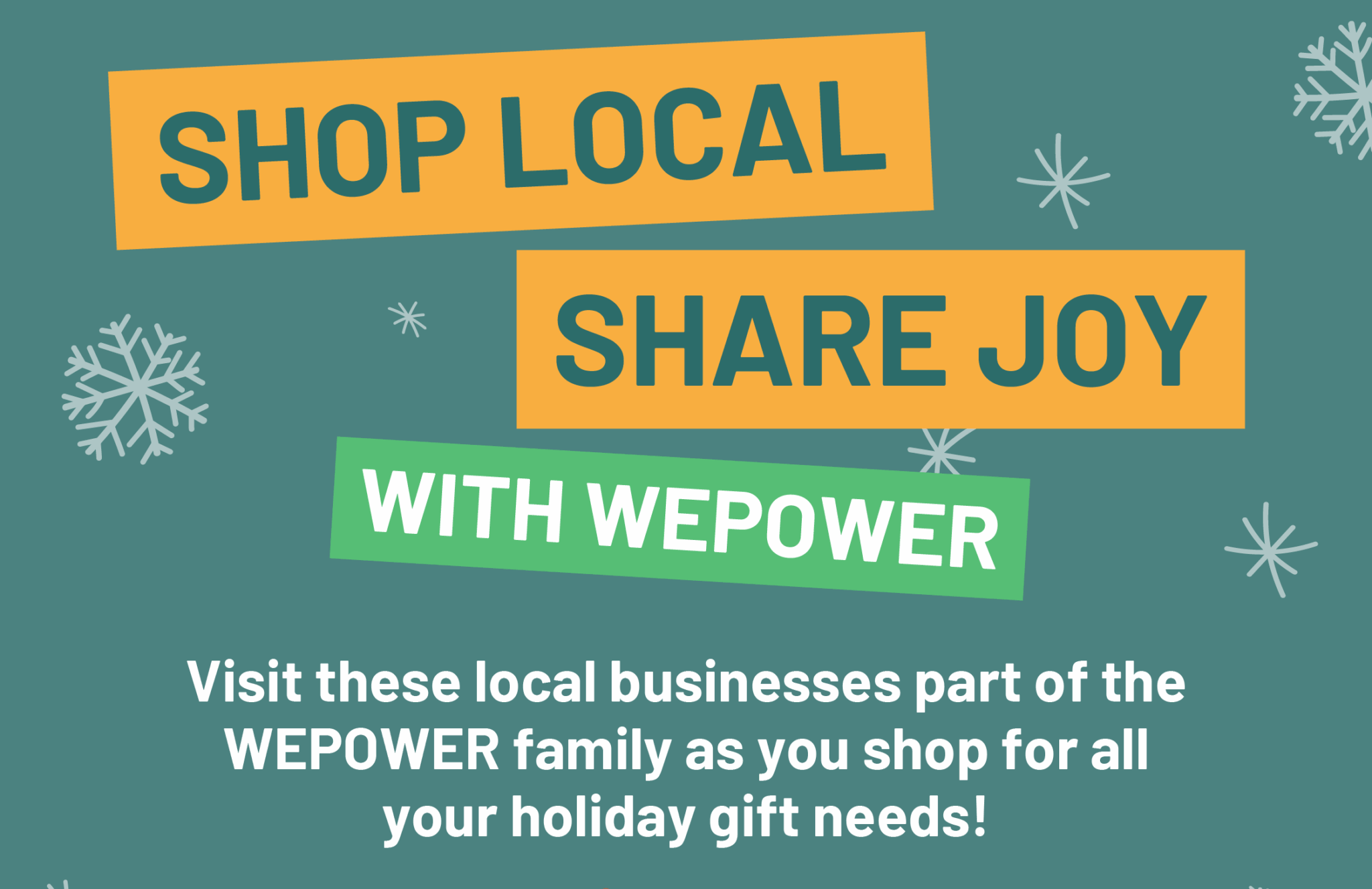 WEP_Shop Local Share Joy Campaign -01